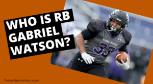 Who is RB Gabriel Watson? Get to Know the Grad Transfer